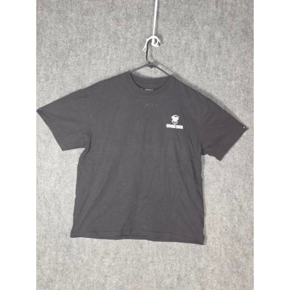 Jedco Good Boy Black Graphic TShirt Men XL Dog Sunglasses Camo Back Print Casual